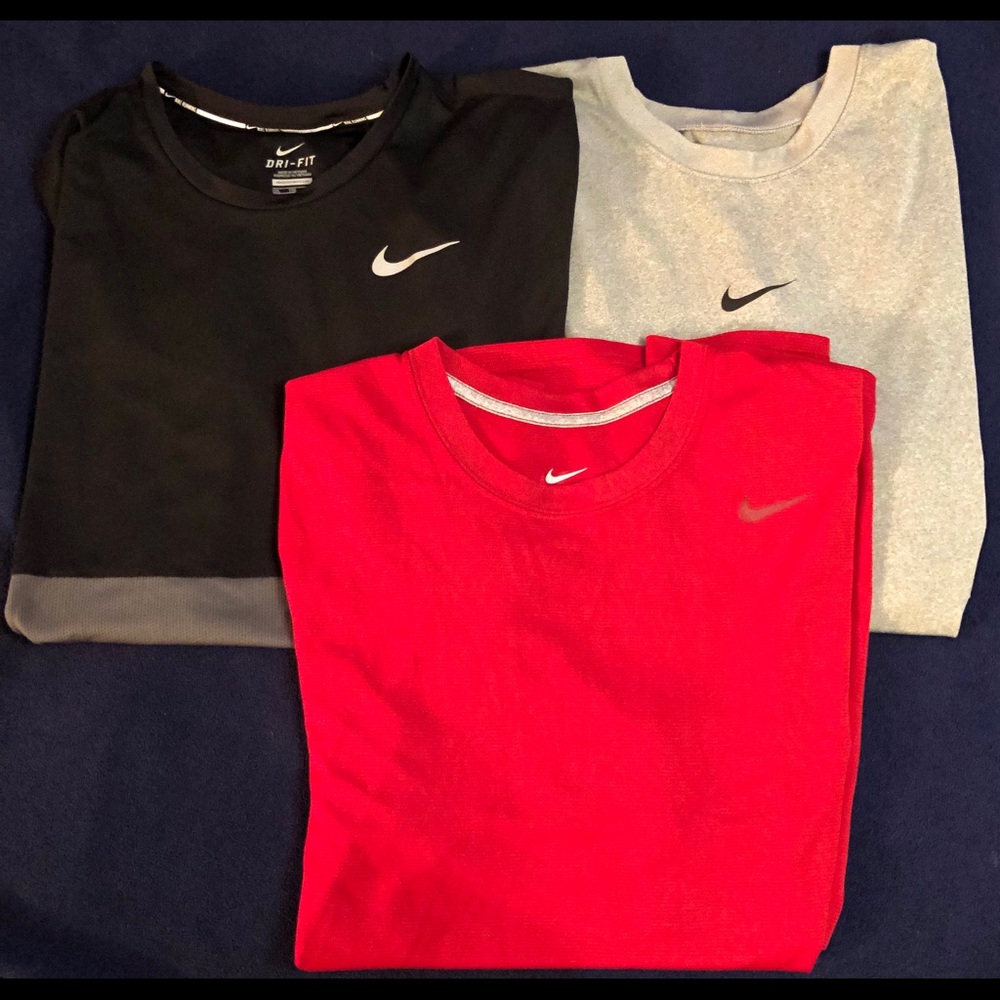 (3) Men’s Nike Dri-Fit T-Shirts